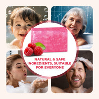 Passion Indulge Handmade Soap Natural Berry Burst Bath Bar - (Strawberry) (Pack of 3)