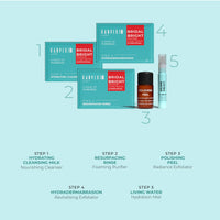Kanpeki Bridal Bright 10 Step Oxygen Facial Kit with Living Water | Hydrating, Purifying & Youthful Radiance Ritual, Glow & Fine Line Care | Infused with Spirulina & Vital Minerals | Suitable for All Skin Types
