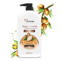 TryOnes Argan Secrets Shampoo for Dryness & Damage Control Dry Hair/Dandruff/Hair Loss/Hair Growth/Frizzy Hair - (1000ml)
