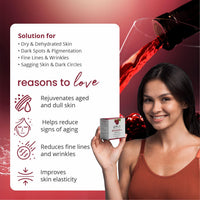 Globus Naturals Red Wine Face Wash & Facial Kit Combo, Anti Ageing Formula, For All Skin Types