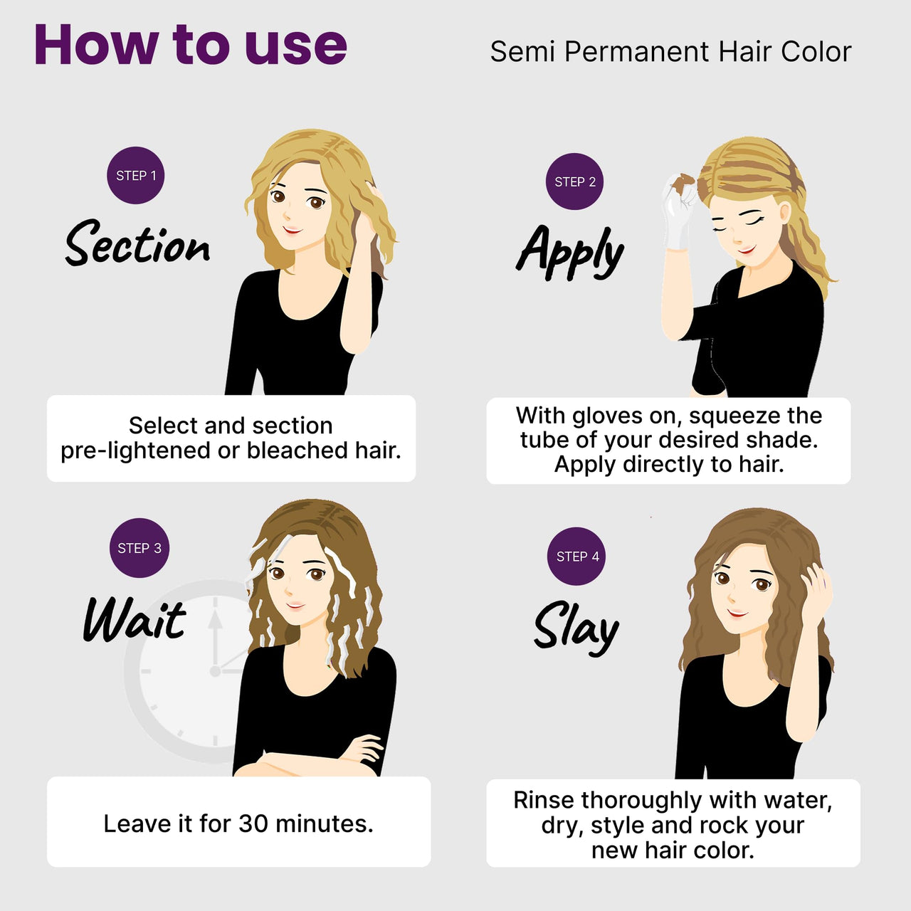 2.Oh! Italian- Toffee Brown Hair Color For Women & Men | Ammonia-Free DIY Semi Permanent Hair Color | Enriched with Argan Oil | Lasts upto 4-5 Washes (Pack of 2)