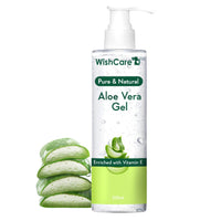 WishCare Pure & Natural Aloe Vera Gel - Multipurpose Beauty Gel for Skin and Hair, 200 ml