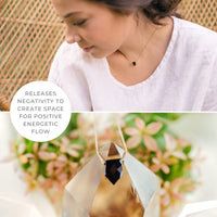 SoulKu Empowering Necklace, Empowering Jewelry With Healing Crystal, Inspirational Necklace For Strong Women, Mom & Sister, 16