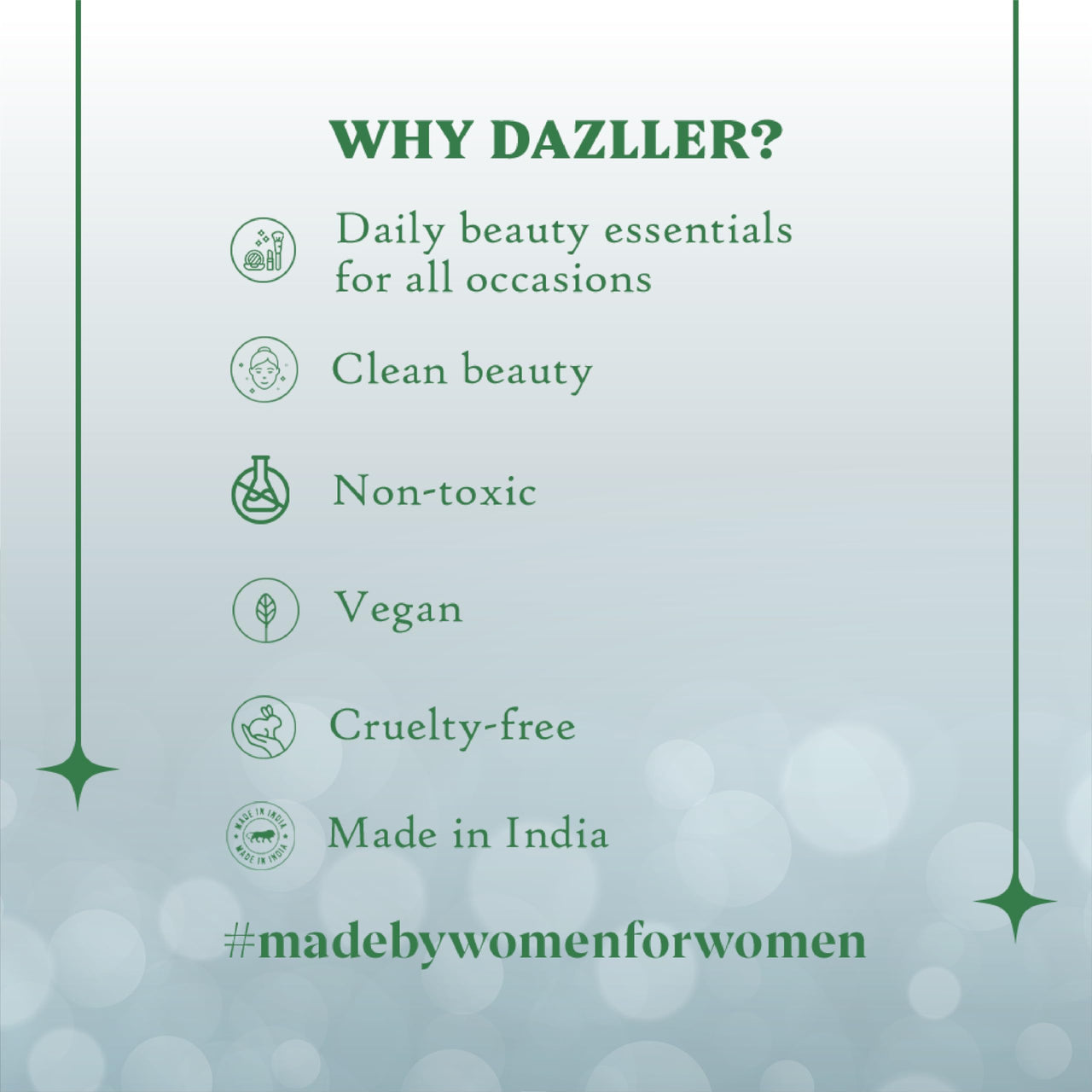 Dazller Daily Fresh Gentle Face Wash (Neem, Daily Recharge, True Glow, 100 g (Pack of 3))