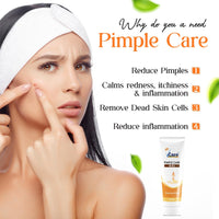 VCare Pimple Care Gel with Pimple Care Face Wash - 30g - 50g combo pack of 1