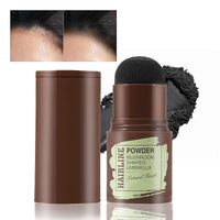 FIGMENT Natural Hairline Powder, Hair Shading Sponge Pen, Hairline Shadow Powder Stick, Quick Hair Root Touch-Up, Paired With 2 Pairs Of Eyebrow Stamp