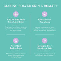 THE SOLVED SKIN India's 1st Dermatologically Tested Acnewash With Patented Micronized Benzoyl Peroxide. Kills 99% Acne Causing Bacteria, & Calms Inflamed Pimples in 4 Days. Normal to Oily Skin. 100ml (1, 100ml (Pack of 1))