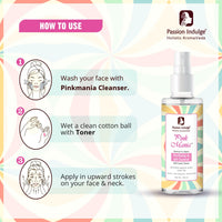 Passion Indulge Skin Purifying Kit For Oily Skin|Pink Mania Aha-Bha Face Cleanser & Face Toner For Clear Skin, 100 ml