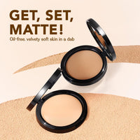 Lovechild Masaba 4-In-1 Mattifying Compact - Perfect All Skin Matte Coverage, Moisturizer, Primer & Skin Repair, With Macadamia Oil & Vitamin E, Honest Honey (Medium) - 9G