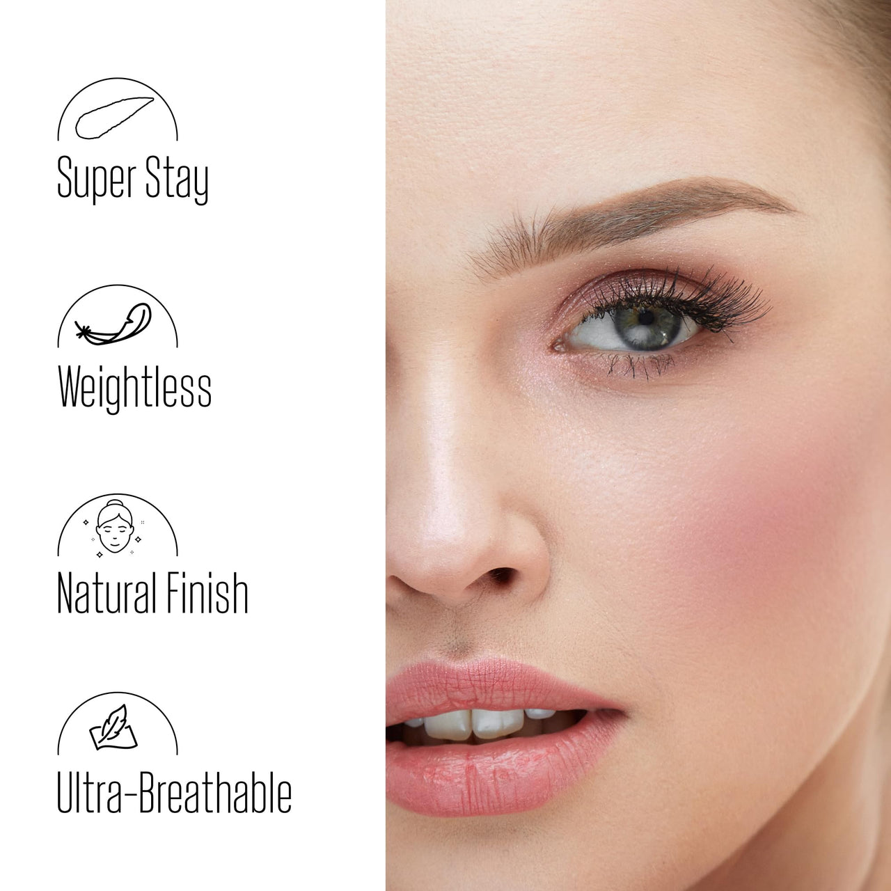 Beauty Berry Dream Matte Blush - 12 Flirty Nude, 7g | Lightweight, Silky-Smooth Texture, Ultra Matte Blusher Palette | Highly Pigmented & Blendable Shades, Blusher for Face Makeup