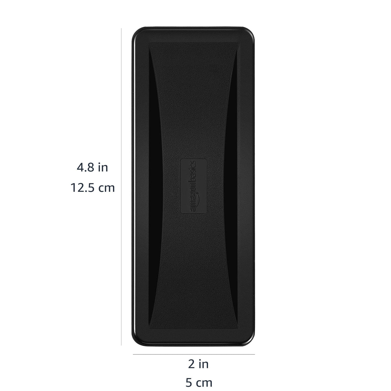 Basics White Board Eraser, Dry Erase Whiteboard Erasers for Office, Home and Classroom, Black, 4-Pack