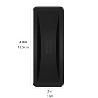 Basics White Board Eraser, Dry Erase Whiteboard Erasers for Office, Home and Classroom, Black, 4-Pack