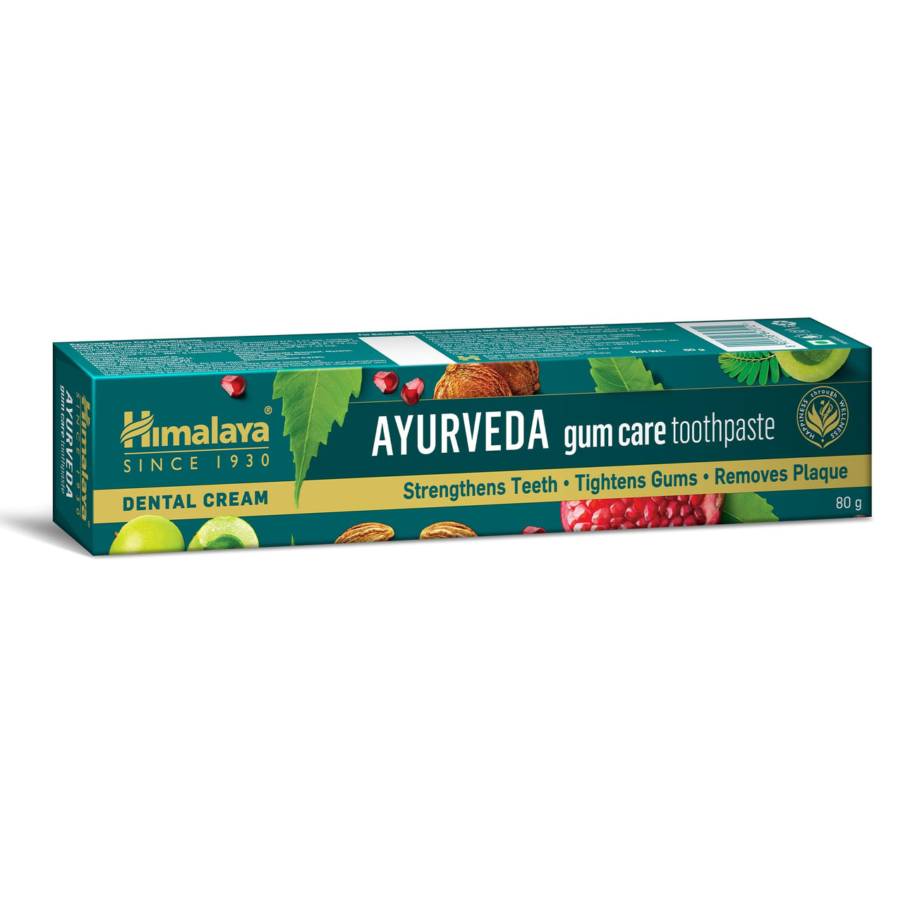 Himalaya Ayurveda Gum Care Toothpaste, 80g | Reduces gum bleeding | Fights bad breath | With 13 Ayurvedic herbs for healthy gums