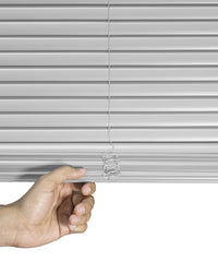 CHICOLOGY Blinds for Windows , Mini Blinds , Window Blinds , Door Blinds , Blinds & Shades , Camper Blinds , Mini Blinds for Windows , Horizontal Window Blinds , Gloss Gray, 12