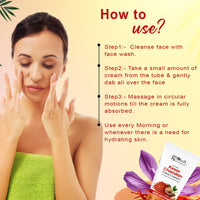 Globus Naturals Daily Glow Kesar Chandan Face Cream with SPF, Skin Lightening Formula For All Skin Types, 50 gm (Pack of 2)