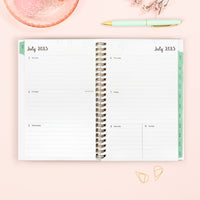 Blue Sky 2023-2024 Academic Year Weekly and Monthly Planner, 5