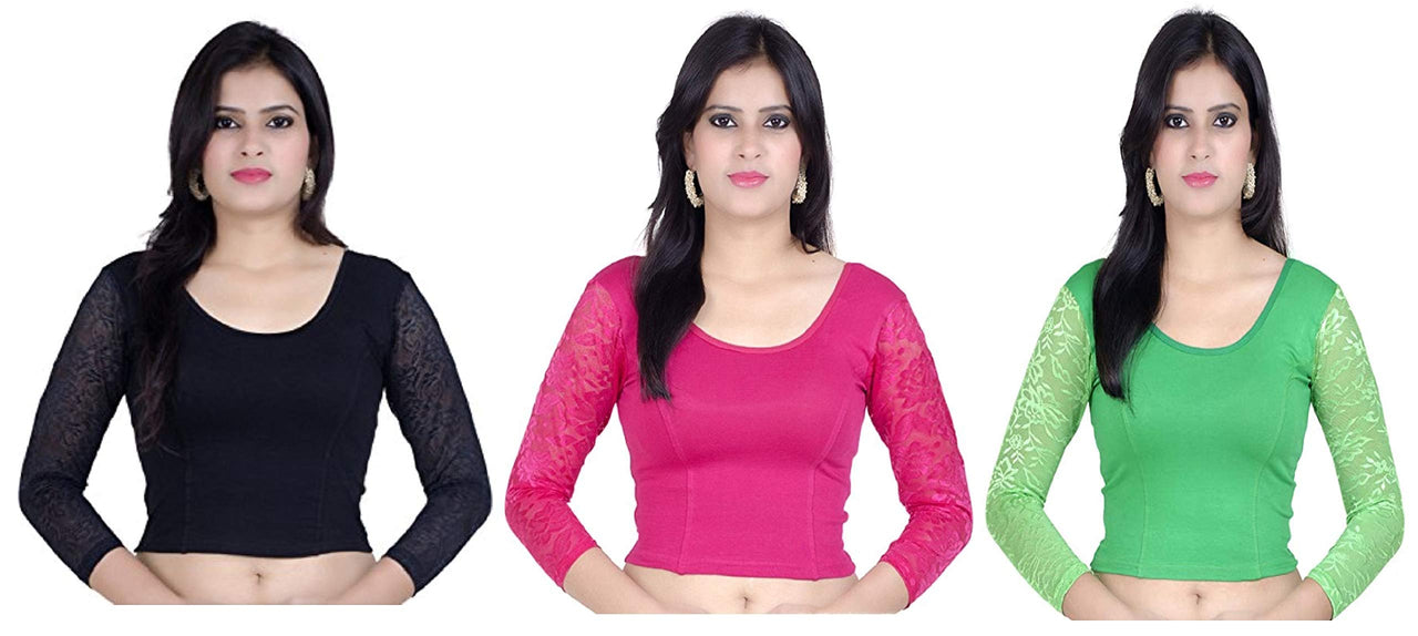 Fressia Fabrics Womens Cotton Readymade Blouse