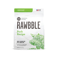 BIXBI Rawbble Freeze Dried Dog Food, Pork Recipe, 26 Oz - 97% Meat And Organs, No Fillers - Pantry-Friendly Raw Dog Food For Meal, Treat Or Food Topper - USA Made In Small Batches