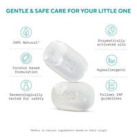 EQUALSTWO Baby Cleansing Bar + Baby Moisturizer 200ml (Pack Of 2)