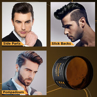 Men Deserve Hair Styling Ultra Shine Pomade for Strong Hold and Wet Look hairstyles | hair wax for men | Pomade for men (50gm)