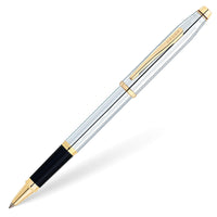 Cross Century II Refillable Gel Ink Rollerball Pen, Medium Rollerball, Includes Luxury Gift Box - Medalist Chrome