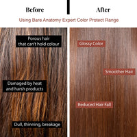 Bare Anatomy Color Protect Shampoo + Hair Mask Kit for Coloured and Treated Hair | Provides 8 Weeks of Protection, Contains 17 Amino Acid Complex & Quinoa Protein, For Dry & Frizzy Hair, 250ml + 250g