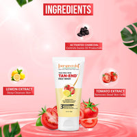 Aryanveda Blemishend Face Wash 60ml And Tanend Tan Removal Face Wash, 60ml