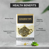 Golden Tips Darjeeling Pyramid Earl Grey Tea Bag (20 cups, 40 Gram)