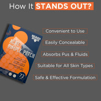 Sotrue Derma Roller For Hair Growth 0.5 mm with 540 Titanium Needles and Beardhood Acne Pimple Patch | 72 Hydrocolloid Waterproof Patche