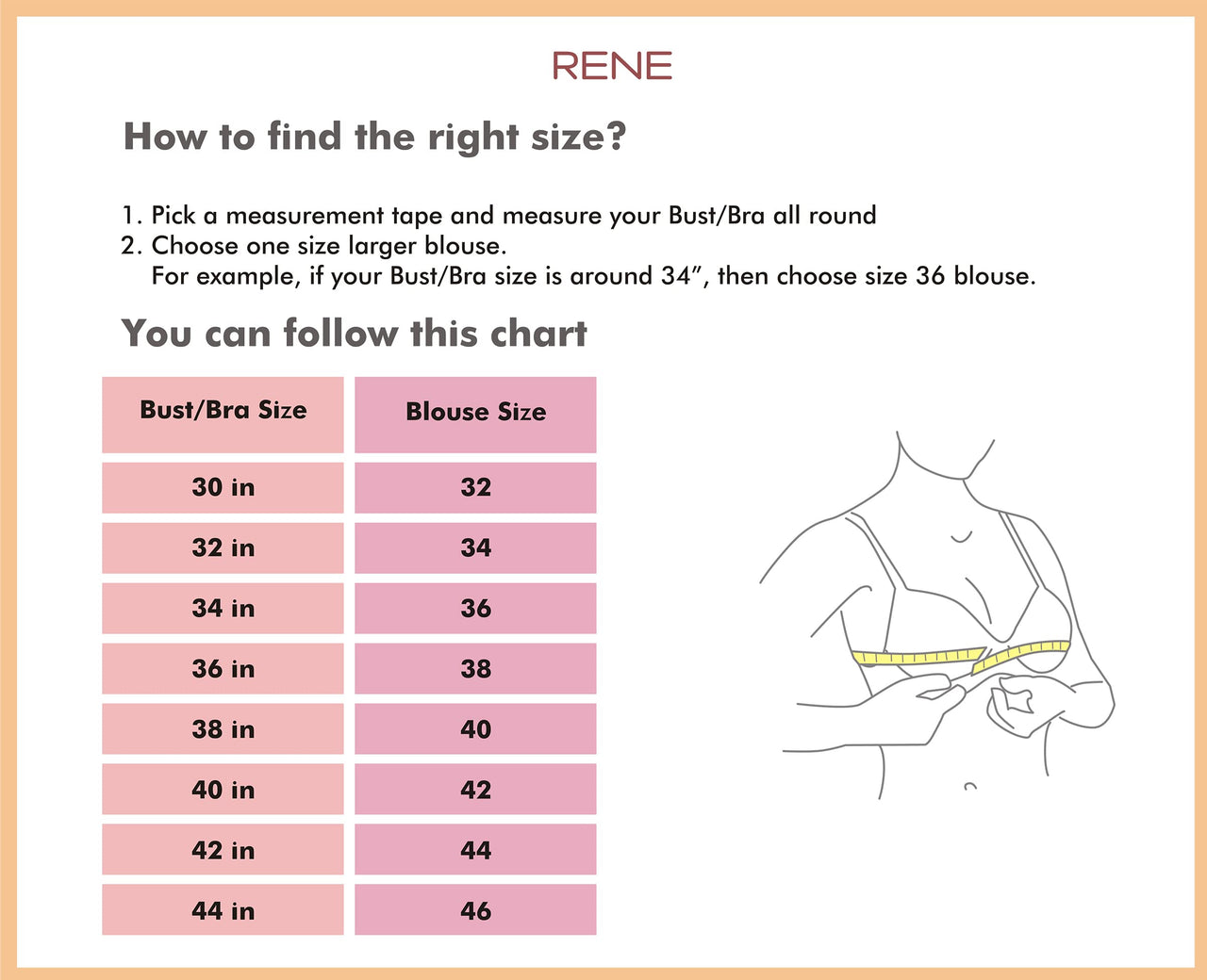 RENE Women Cotton Solid Half Sleeve Choli