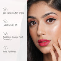 Swiss Beauty Non-Tranfer Matte Lipstick, Smooth & Waterproof, Lilac Blush, 2g