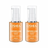 Oshea Herbals Papayaclean Anti Blemish Serum for All Skin Types | Lightens Blemishes & Hydrates Skin with Deep Cleansing | Enriched with Papaya, Pea Extract & Mulberry Extract 30ml (Pack of 2)