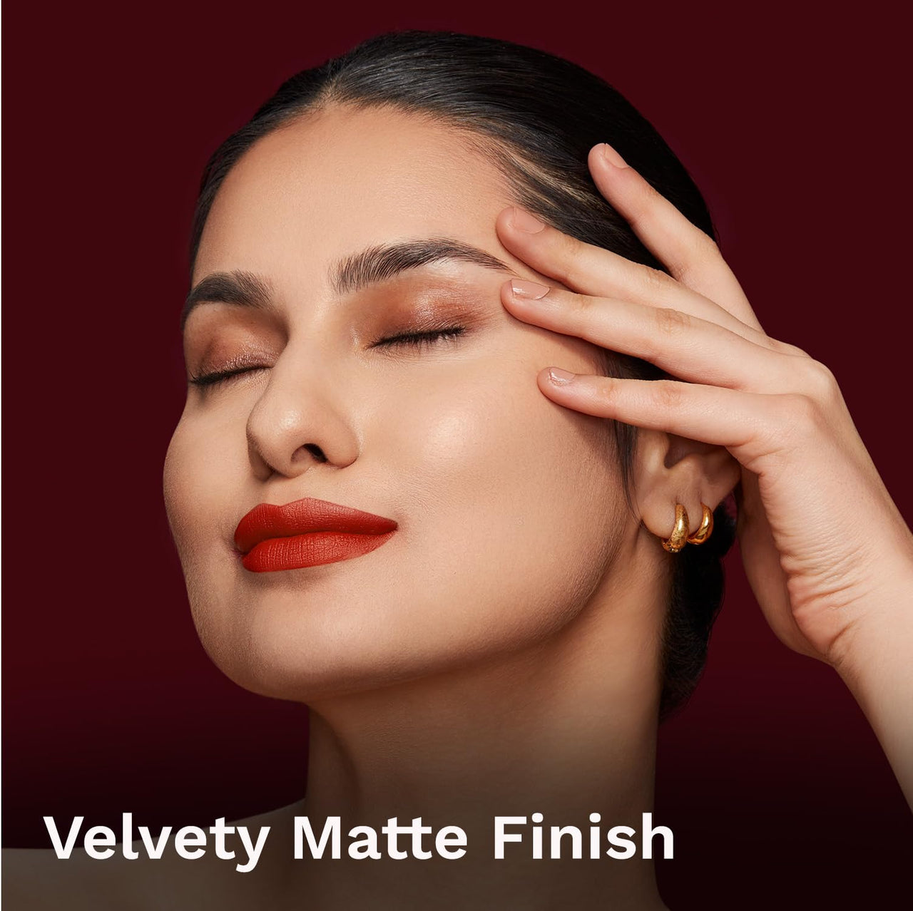 Pilgrim Matte Bullet Lipstick Intense Colour Transferproof & Smudgeproof Flamin' Red-21