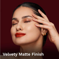 Pilgrim Matte Bullet Lipstick Intense Colour Transferproof & Smudgeproof Flamin' Red-21