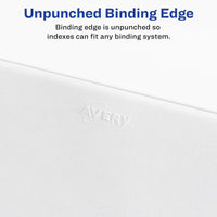 Avery 1-25 Legal Exhibit Dividers for 3 Ring Binders, 25-Tab Sets, Allstate Style, 1 Binder Divider Set (01701)
