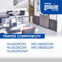 Brother Genuine TN336BK High Yield Black Toner Cartridge