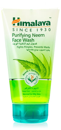 Himalaya Herbals Purifying Neem Face Wash, 150ml and Himalaya Herbals Moisturizing Aloe Vera Face Wash,100ml