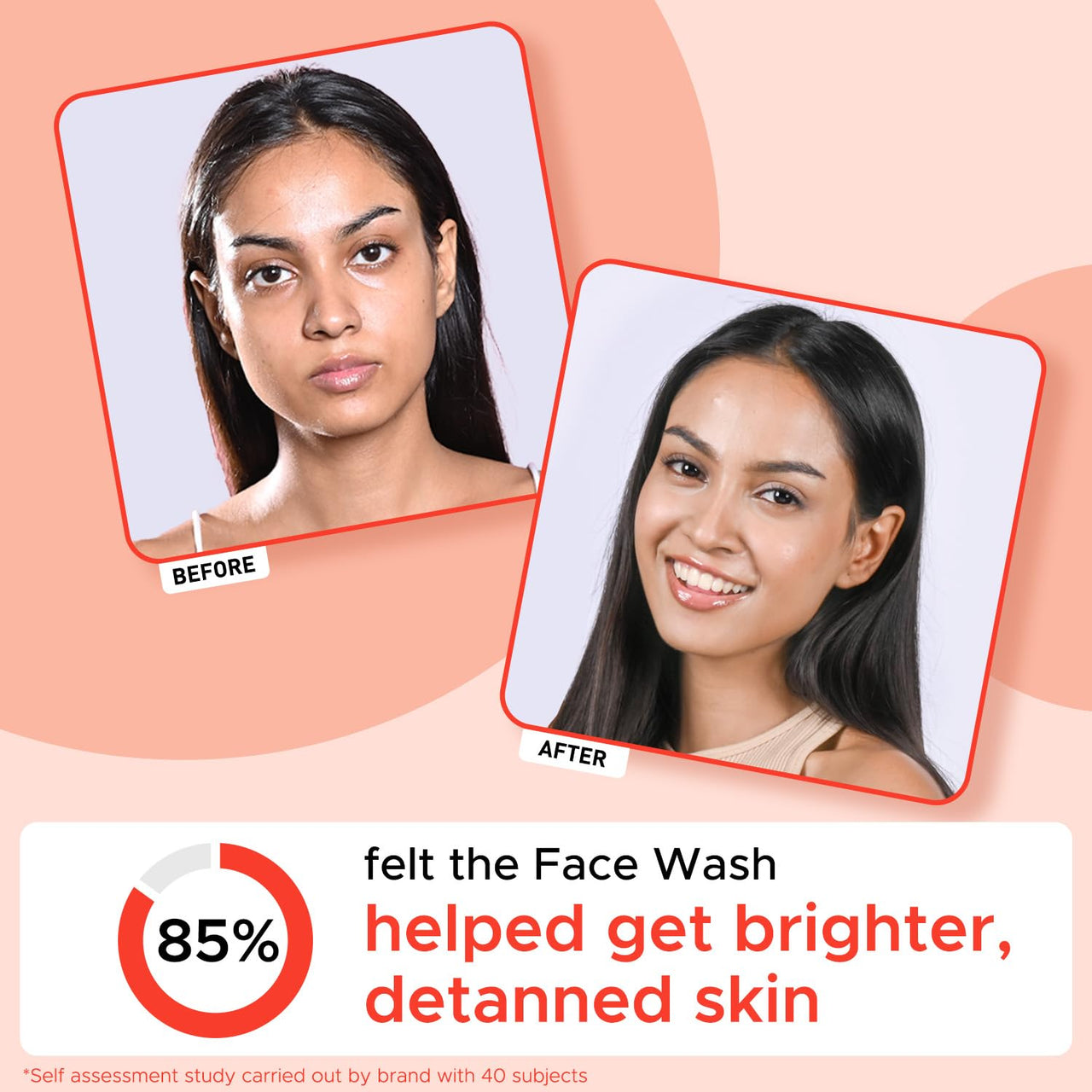 PureSense Papaya Punch Face Wash with 1% Kojic Acid | Kakadu Plum & Pomegranate | Reduces Blemishes & Pigmentation | For Men & Women - 100ml