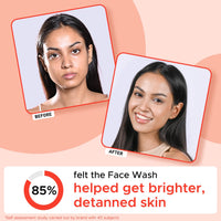 PureSense Papaya Punch Face Wash with 1% Kojic Acid | Kakadu Plum & Pomegranate | Reduces Blemishes & Pigmentation | For Men & Women - 100ml