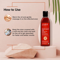 Jiva Pain Calm Oil 120ml With Free Jatyadi Oil 20 ml | 100% Ayurvedic Formula | Blend Of 5 Ayurvedic Oils | Relieves Muscle & Joint Pain | Controls Swelling & Joint Inflammation (Pack of 3)