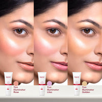 VLCC Bridal Glow Facial Kit - 147g | At-Home Facial With 3 Illuminator Strobe Creams - Gold, Lilac, Rose | With Hyaluronic Acid, Niacinamide, and Vitamin C