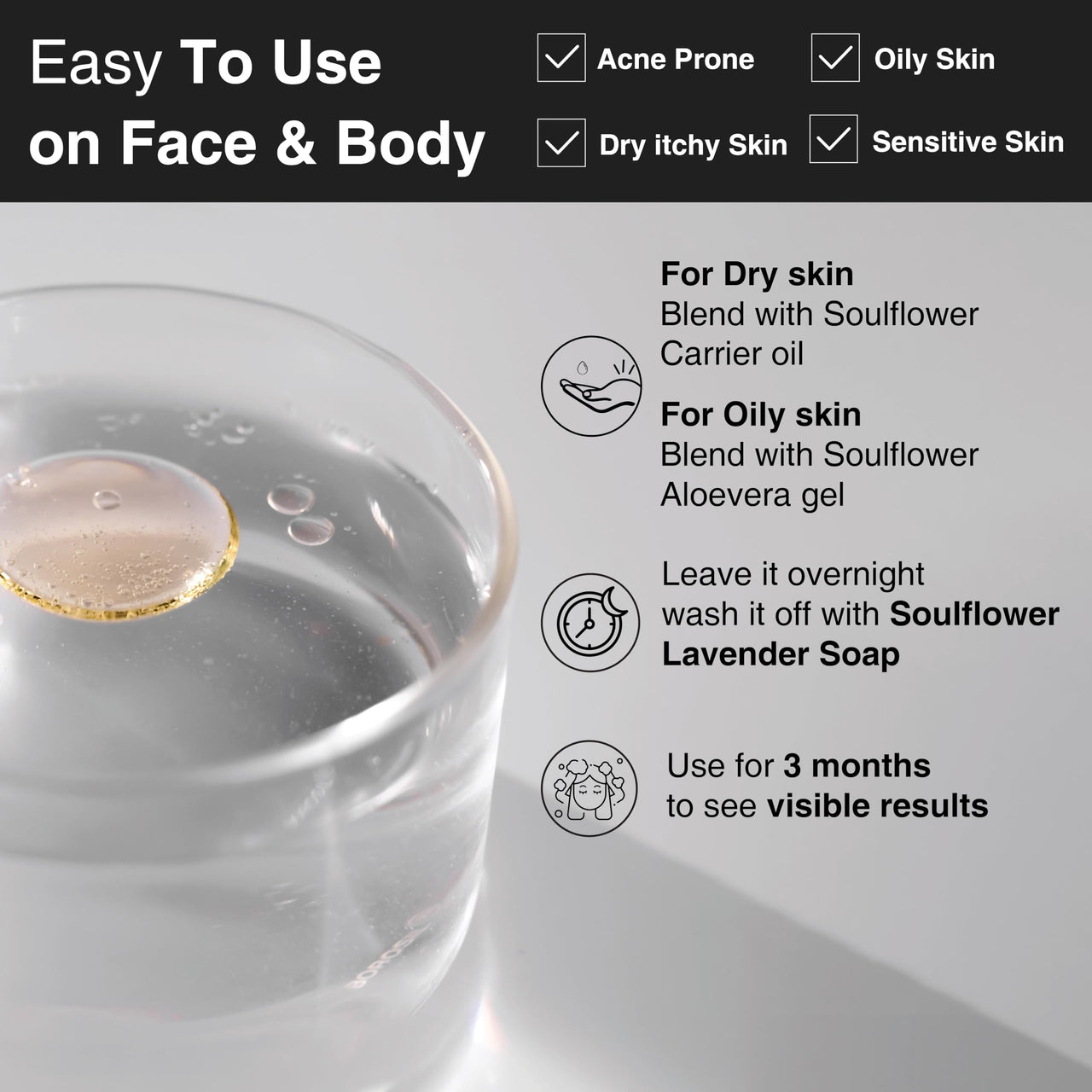 Soulflower Lavender Essential Oil for Healthy Hair & Growth, Skin, Hair Fall Control and Relaxing Sleep| Lavandula Angustifolia | Ecocert Certified Organic 100% Pure, Natural, Undiluted | 10ml