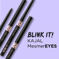 Zm Zayn & Myza Blink It Kajal -24 Hour, Smudge Proof, Waterproof, Jet Black, 0.7 g (Pack Of 2) Matte Finish