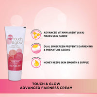 Revlon Touch & Glow Advanced Fairness Cream (75g) & Touch & Glow Advanced Fairness Face Wash, 100g