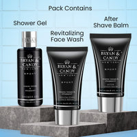Bryan & Candy Complete Face & Body Care Kit | Gift Set For Men | 100% Vegan | Skin-Friendly pH 5.5 for All Skin Types,SLS & Paraben Free (Small Lemon & Thyme Kit)