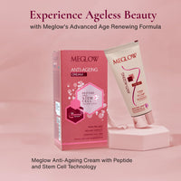 Meglow Anti-aging combo Pack of 2 - Meglow Anti-Ageing Cream (30 gm) with Skin brightening Cream for Women - SPF 15 (50 gm) For Hydrating,Toning Rejuvenating Dull Skin
