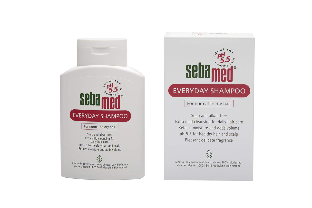 Sebamed Anti Hairloss Shampoo 200Ml | Ph 5.5 | Reduces Hairloss | Caffeine & Gingko Biloba | All Hair Types | Pack of 2