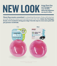 Planet Dog Orbee-Tuff Mazee Interactive Treat Dispensing Puzzle Dog Toy, Pink