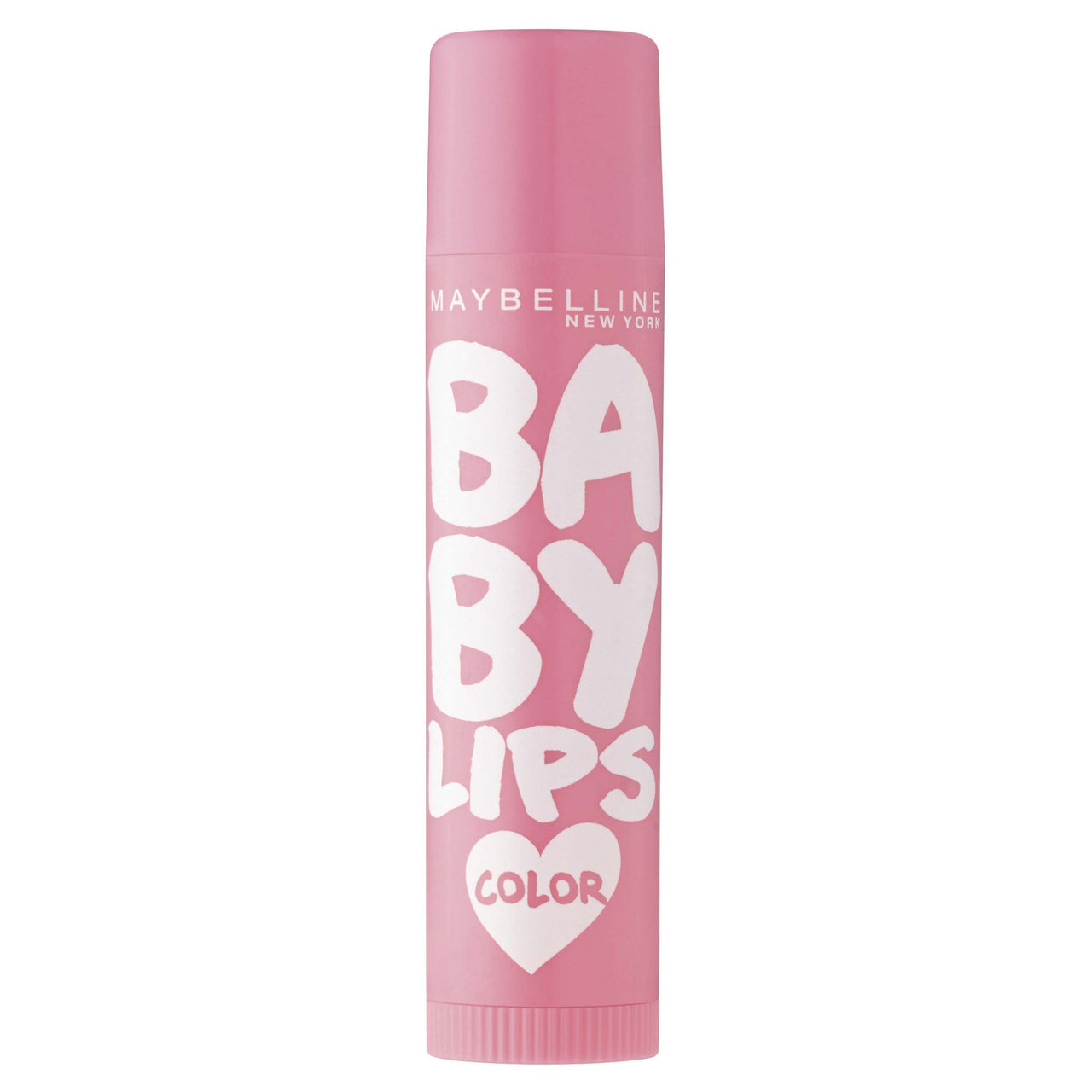 Maybelline New York Baby Lips Lip Balm, Pink Lolita, 4g and Maybelline New York Volume Express Colossal Masacara, Waterproof, Black, 10g