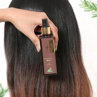 PYOURA Rosemary Water Spray 100ml for hair fall control, Natural Non-greasy Heat Protection Serum Mist Toner supports hair growth, Ayurvedic Pure Herbal 100% extract of fresh rosemary leaves.